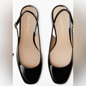 Stuart Weitzman Black Patent Leather Heels